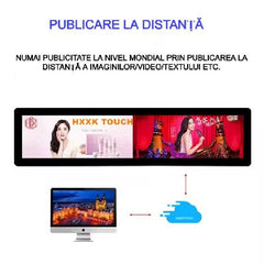 Reclama luminoasa led, AT PERFORMANCE®, Programabila, Wi-Fi, USB, P5 Full Color, 100 x 70 cm, Aluminiu/ABS