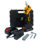 Foarfeca electrica pe acumulator pentru gradina AT PERFORMANCE®, 36 V, putere maxim 800 W, valiza de transport, taiere maxim 25 mm, contine: 2 acumulatori 2.0 Ah + incarcator + valiza transport.