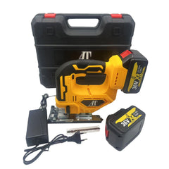 Fierăstrău Pendular AT PERFORMANCE® 650W, 2 Acumulatori 36V, Tăiere Lemn 80mm, Metal 50mm, Pendulare 3 Trepte, Unghi Reglabil 45°, Cu Accesorii și Cutie