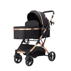 Carucior, 2 in 1 KIDOO® – Cărucior Pliabil cu Fața Inversă pentru Bebeluși cu Diverse Moduri, Cărucior Reglabil și Culisant