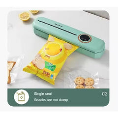 Aparat de Sigilat si Vidat AT PERFORMANCE®, alimente si obiecte, vidare umeda/uscata/soft, 90W, 220V, portabil, verde