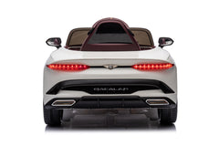 Mașinuță electrică copii Bentley Bacalar oficial licentiat, Kidoo, 12V, 2 motoare, telecomandă 2.4G, LED, USB, Bluetooth, 3-8 ani