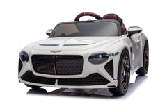 Mașinuță electrică copii Bentley Bacalar oficial licentiat, Kidoo, 12V, 2 motoare, telecomandă 2.4G, LED, USB, Bluetooth, 3-8 ani