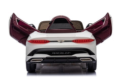 Mașinuță electrică copii Bentley Bacalar oficial licentiat, Kidoo, 12V, 2 motoare, telecomandă 2.4G, LED, USB, Bluetooth, 3-8 ani