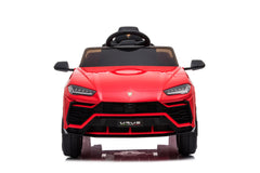 Mașinuță electrică Lamborghini Urus oficial licentiata, KIDOO, 37–96 luni, 12V 4.5Ah, 2 motoare 25W, telecomandă 2.4G, volan multifuncțional cu muzică, MP3, USB, TF, FM Radio, 105×65×52 cm