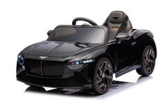 Mașinuță electrică copii Bentley Bacalar oficial licentiat, Kidoo, 12V, 2 motoare, telecomandă 2.4G, LED, USB, Bluetooth, 3-8 ani