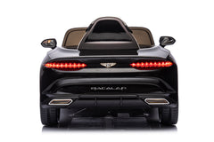 Mașinuță electrică copii Bentley Bacalar oficial licentiat, Kidoo, 12V, 2 motoare, telecomandă 2.4G, LED, USB, Bluetooth, 3-8 ani