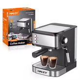 Espressor Automat HALEY, 1.8l, 850W, 20 bar, Argintiu/Negru