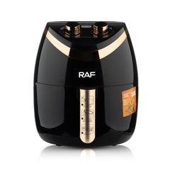Friteuza electrica profesionala Air Fryer alb, AT PERFORMANCE®, RAF Air Fryer 5.8L 1500W Manual, Multi-Purpose, 360 Air Circulation R.5232 - Gatit sanatos si eficient pentru intreaga familie, negru
