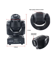 Proiector joc de lumini, AT PERFORMANCE®, Disco Light, LED, negru