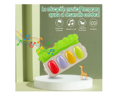 Saltea de activitati copii, AT PERFORMANCE®, Muzica, 0-36luni, Multicolor