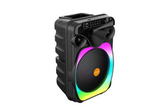 Boxă Bluetooth Portabilă Karaoke AT PERFORMANCE®, cu Microfon, Sunet Puternic și Design Modern CS-0811+ O casca handsfree cadou 🎁