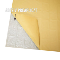 Set 10x Tapet Marmura, AT PERFORMANCE®, suprafata acoperire 1.8 mp, autoadeziv, waterproof, usor de montat, design modern, 30x60 cm, Gri albastrui