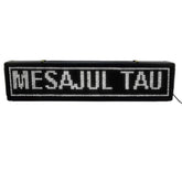 Reclama Luminoasa AT PERFORMANCE 100*20 cm, LED ALB, Cod QR, Vizualizare 120°, Wi-Fi