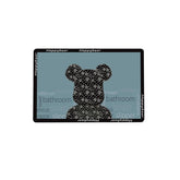 Covor de baie antiderapant, At Performance, Substrat absorbant si uscare rapida, Usor de curatat, Dimensiuni 40 x 60 cm, Calitate Premium, Albastru