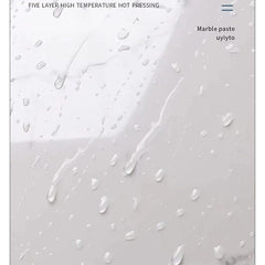 Set 50x Tapet Marmura, AT PERFORMANCE®, suprafata acoperire 9 mp, autoadeziv, waterproof, usor de montat, design modern, 30x60 cm, maro inchis