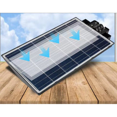 Set 2x Lămpi Solare LED 1000W AT PERFORMANCE® cu Telecomandă și Panou Fotovoltaic – Iluminat Stradal Exterior Autonom