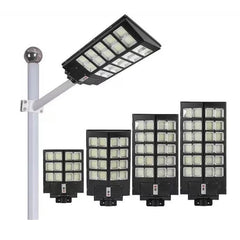 Set 2x Lămpi Solare LED 800W cu Panou Fotovoltaic și Telecomandă – AT PERFORMANCE® | Iluminat Exterior Autonom IP65