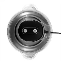 Tocător Electric 400 W cu 4 Lame din Oțel Inoxidabil, Bol din Inox de 2L, Negru