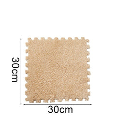 Set 12x Mocheta Pufoasa, AT PERFORMANCE®, Tip Covor Puzzle, cu Spuma 30×30 cm