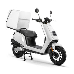 Scuter Electric N-Moto LX05-DELIVERY – Alb, 25 km/h, Fără Permis, Motor BOSCH, 2× Baterii Lithium 60V, Greutate estimativă 90–95 kg, Dimensiuni 1940 × 720 × 1330 mm, Autonomie 150 km, COC & EEC, Carte Rar (CIV), Ideal pentru Livrări + Cadou Tricou N-Moto
