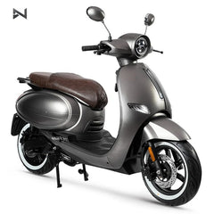 Scuter Electric N-Moto LX06 Verde – Motor BOSCH 2300W, Viteză 25 km/h, Fără Permis, Dimensiuni 1865x700×1113mm, Greutate 90Kg, Autonomie 60 km, Baterie Lithium 60V, COC & EEC + Carte Rar (CIV) + Cadou Tricou N-Moto