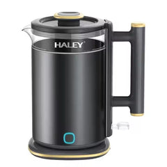 Ceainic Electronic de Apă HALEY, 2L, 1800W, Fierbător cu Căptușeală din Sticlă îngroșată, înalt Borosilicat