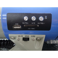 Portavoce, megafon, AT PERFORMANCE®, 50W, USB, SD, MP3.