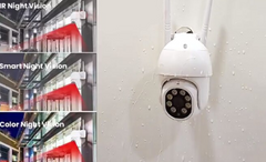 Camera de Supraveghere, Exterior, 3.0 MP, IR Night Vision, Color, HD, WiFi Smart, IP66, 2 Antene, Stocare Cloud, Suport Montare