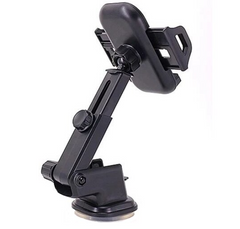 Suport auto universal pentru telefon, 360 de grade, One hand, Ventuza cu adeziv, parpriz sau bord, spatiu pentru cablu alimentare telefon