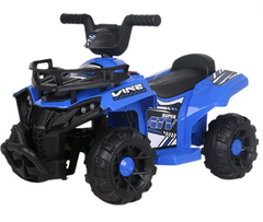 ATV PowerKid 6V – Aventură Electrică pentru Micii Șoferi (2–6 ani, 3–5 km/h)  Albastru