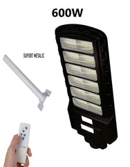 Lampa Solara Stradala LED, Senzor de lumina si miscare, telecomanda, AT PERFORMANCE, 600W