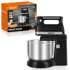 Mixer de mână Haley HY-1660 – 5 trepte de viteză și funcție turbo pentru preparate perfecte