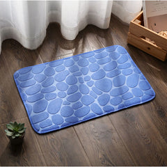 Covor baie, AT PERFORMANCE®, 100% poliester, 38X60 cm, albastru