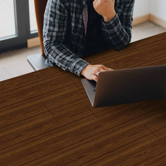 Set 10x Tapet top parchet, AT PERFORMANCE®, suprafata acoperire 1.8 mp, autoadeziv, waterproof, usor de montat, design modern, 30x60 cm, maro