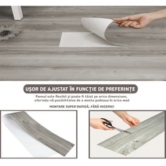 Set 36 Placi, De Pardoseala, AT PERFORMANCE®, durabil, autoadezive, PVC, 914.4mm x152.4mm, mm 5 m²/box, Maro lemnos