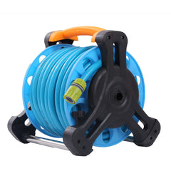 Furtun de gradina Albastru, pe tambur AT PERFORMANCE®, 20m, Inclusiv duza si cuplaj